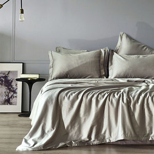 Solid Cotton Bedspread - 3pcs