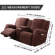 Loveseat Recliner Cover with Center Console Flower